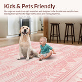 Delicate Blush Abstract Touch(Red)