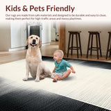 Elegant Black and Ivory Geometric Fusion(Beige)