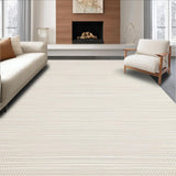 Ultra Soft Area Rug, Non Slip, Stain Resistant, Washable Area Rugs for Living Room, Bedroom, Chic Textured Popcorn Weave(Beige)