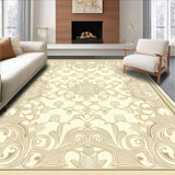 Elegant Vinyl Displaying a Beige Filigree Motif(Beige)