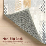 Ultra Soft Area Rug, Non Slip, Stain Resistant, Washable Area Rugs for Living Room, Bedroom, Area Absorbent(Beige)