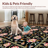 Chic Black and Pink Blossom Style(Black)