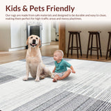 Distinctive Linear Trellis Visual Appeal(Gray)