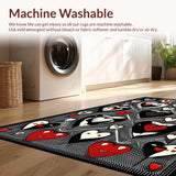 Whimsical Abstract Heart Motif(Black)