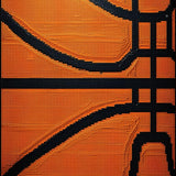 Ultra Soft Area Rug, Non Slip, Stain Resistant, Washable Area Rugs for Living Room, Bedroom, Chic Athletic Motif Ensemble(Orange)