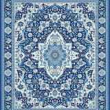 Royal Damask Kitchen Area(Blue)
