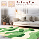 Elegant Contemporary Fluid Design(Green)