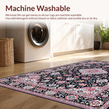 Chic Graphical Hexagonal Motif(Black)