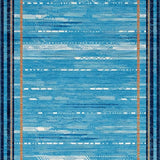 Lively Sun Kissed Beach Scene(Blue)