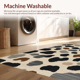 Ultra Soft Area Rug, Non Slip, Stain Resistant, Washable Area Rugs for Living Room, Bedroom, Unique Soft Toned Animal Aesthetic(Beige)