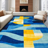 Lively Geometric Art Expression(Blue)