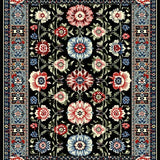 Chic Floral Coastal Aesthetic(Black)