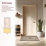 Elegant Multicolored Linear Design(Beige)