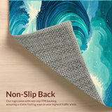 Coastal Inspired Ocean Wave Design(Blue)