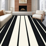Elegant Neutral Toned Stripe Design(Black)