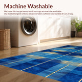 Contemporary Dynamic Patterned Elegance(Blue)