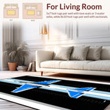 Vibrant Multicolored Jet Design(Blue)