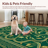 Whimsical Avian and Serpent Design(Green)