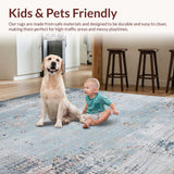 Elegantly Faded Vintage Charm(Blue)