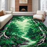 Charming Hand Drawn Woodland Theme(Green)