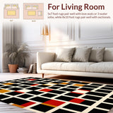Contemporary Monochrome Checkerboard Style(Black)