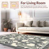 Contemporary Dark Gray Lattice Style(Black)