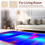 Elegant Colorful Swirl Motif(Blue)