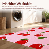Chic Modern Cherry Illustration(Pink)