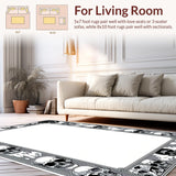 Rustic Halloween Gothic Flourish(Black)