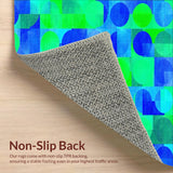 Engaging Oval Graphic Arrangement(Blue)