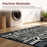 Chic Striped Monochrome Aesthetic(Black)