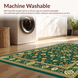 Rustic Diamond Motif with Beige Highlights(Green)