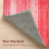 Charming Heart Motif in Red(Red)