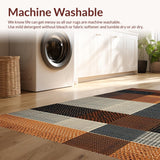 Ultra Soft Area Rug, Non Slip, Stain Resistant, Washable Area Rugs for Living Room, Bedroom, Vibrant Cowboy-Themed Bath Decor(Brown)