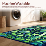 Lively Blue and Brown Mushroom(Green)