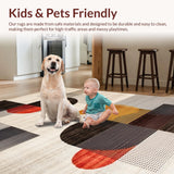 Ultra Soft Area Rug, Non Slip, Stain Resistant, Washable Area Rugs for Living Room, Bedroom, Minimalist Soft Animal Texture(Beige)