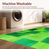 Elegant Shaggy Round Centerpiece(Green)