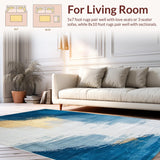 Elegant Retro Geometric Fusion(Blue)