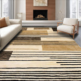 Ultra Soft Area Rug, Non Slip, Stain Resistant, Washable Area Rugs for Living Room, Bedroom, Chic Neutral Earthy Aesthetic(Beige)