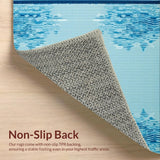 Charming Nautical Welcome Mat(Blue)