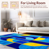 Art Deco Inspired Geometric Elegance(Blue)