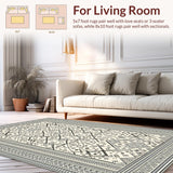 Chic Rustic Tiled Patterned(Beige)