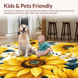 Trendy Yellow Floral Harmony(Yellow)