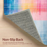 Lively Multi Colored Abstract Flow(Blue)