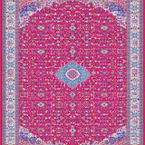 Chic White and Fuchsia Trellis Style(Red)