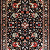 Chic Artistic Black Blossom Design(Black)