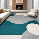 Artistic Teal and Gray Tiled Design(Gray)