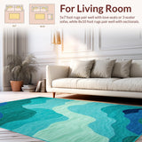 Elegant Coral Reef Illustration(Blue)