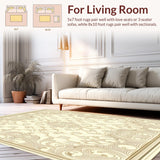 Elegant Vinyl Displaying a Beige Filigree Motif(Beige)