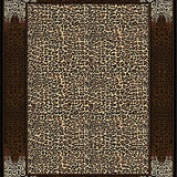 Ultra Soft Area Rug, Non Slip, Stain Resistant, Washable Area Rugs for Living Room, Bedroom, Bold Statement Animal Design(Beige)